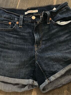 Dark Wash Denim Shorts - Size 27